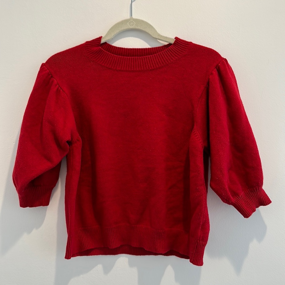 Red sweater